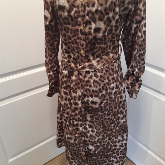 Leopard Print Dress - Picture 2 of 7